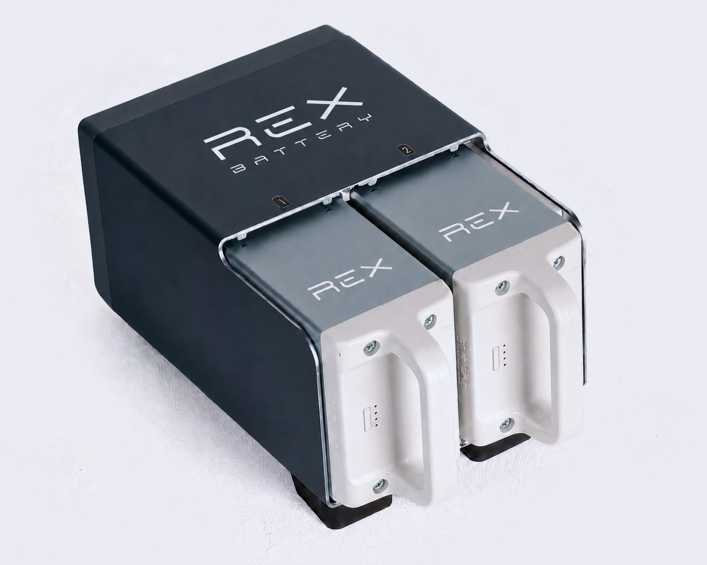 REX dual-bay module met twee verwisselbare cassettes